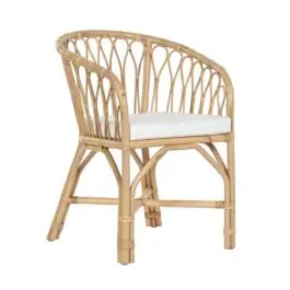 Sillón de Bambú-Ratán Natural 58 cm MB-215350