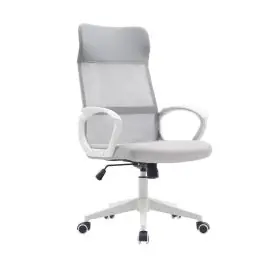 Silla de Oficina Color Gris-Blanco DORA OFIOFS0000017