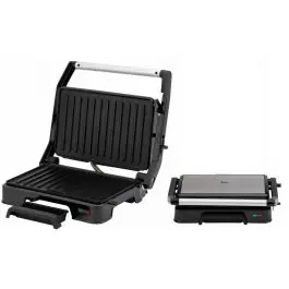 Parrilla Panini JATA 1000W Apertura 180º Antiadherente JEGR1124 - Pequeños Electrodomésticos