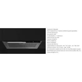 Campana Integrable Teka GFI 67350 EOS Inox 60cm 750m3/h 113110002 - Electrodomésticos