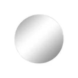 Espejo de Pared de Cristal y Hierro Blanco de 120 cm ES-211496