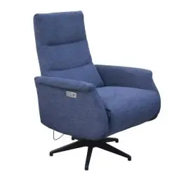 Sillón Relax Eléctrico Tapizado en Tela ERIC - Sillones