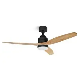 Ventilador de Techo Ufesa 132cm motor DC color Negro/Haya NEPAL - Climatización