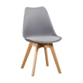 Silla de Comedor de Resina estilo Nórdico FINA - Sillas