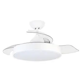 Ventilador de techo Orbegozo 105 cm silencioso con luz LED y mando CP119105 - Climatización