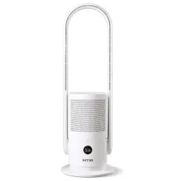 Ventilador sin aspas HTW 35W 9 velocidades oscilante temporizador control remoto HTWVT35HQ - Climatización