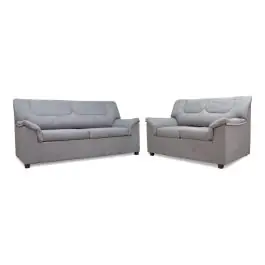 Conjunto Sofás 3+2 Plazas Tapizado en Tejido color Perla YUQUE