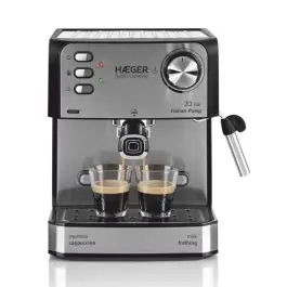 Cafetera Espresso Haeger 20 Bares 850W CM85B011A - Pequeños Electrodomésticos