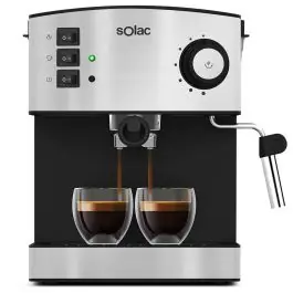 Cafetera Solac Express 20 Bares Inox CE4483 S92020200 - Pequeños Electrodomésticos