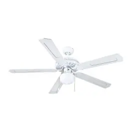Ventilador de techo FM 132 cm 5 aspas blanco con luz VTCLASSIC130B - Climatización