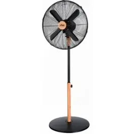 Ventilador de Pie UFESA 40 cm 50W Madera Negro 84105859 - Climatización