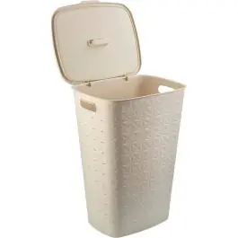 Cesto de Ropa 56L en color Blanco Tiza SOFTEX - Menaje