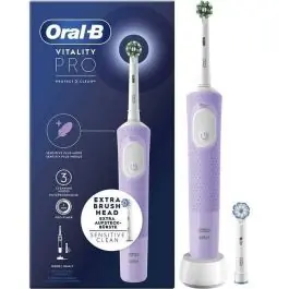 Cepillo Eléctrico Braun Vitality Pro Morado VITALITYPROMOR - Belleza y Salud