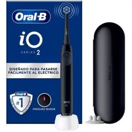 Cepillo Eléctrico Braun IO2 Negro con Funda Viaje IO2NEGRO - Belleza y Salud