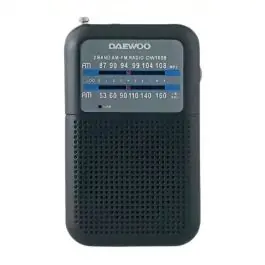Radio Portátil Daewoo DW1008 Negra DW1008BK - TV y Electrónica