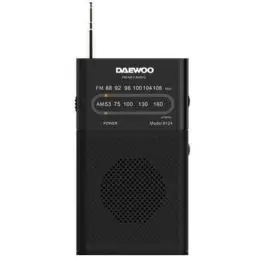 Radio Portátil Daewoo DW1027 Negra - TV y Electrónica