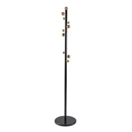 Perchero de Pie de color Negro con Ganchos Redondos 21270010 - Muebles
