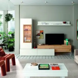 Composición de Salón 270 cm Acabado en Artisan y Polar NEO.4 317 - Estancias