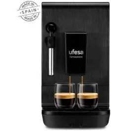 Cafetera Superautomática UFESA Sensazione 20 Bares Molinillo Integrado CMAB200 - Pequeños Electrodomésticos