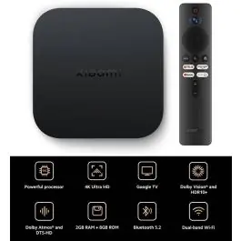 Android TV Box Xiaomi S 2ª Gen 8GB 4K PFJ4151EU - TV y Electrónica