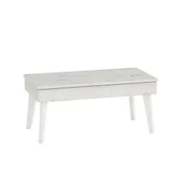 Mesa de Centro Elevable 100x50 cm con Pata Metálica Inclinada M814 - Muebles