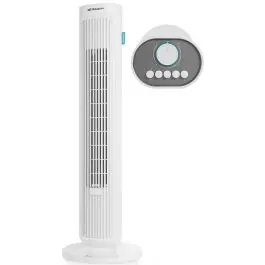 Ventilador de Columna Silencioso 45W 3 Velocidades Temporizador ORBEGOZO TW0755 - Climatización