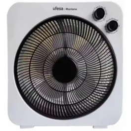 Ventilador Box Fan 30cm 45W Temporizador UFESA 84105857 - Climatización
