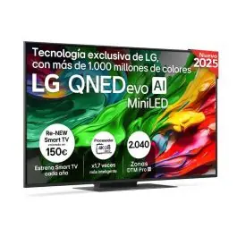 Televisor LG 55" QNED 4K 120Hz IA WebOS 55QNED86A6A - TV y Electrónica