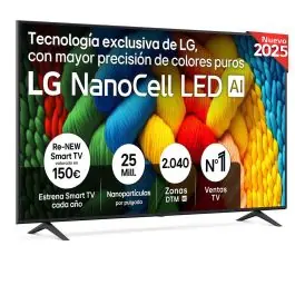 Televisor LG 50" 4K NanoCell Smart TV 50NANO80A6B - TV y Electrónica