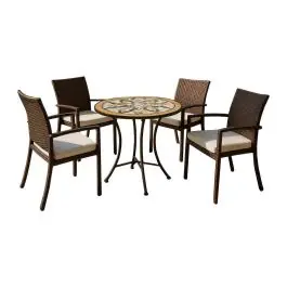 Comedor de Jardín con Mesa y 4 Sillas BORA/BAHIA - Estancias