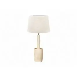 Lámpara de Sobremesa 70 cm con Base de Madera Natural APOLO 50-143
