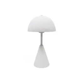 Lámpara de Sobremesa 40 cm Blanca de Cerámica y Metal VESTA 57-792