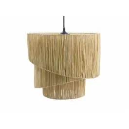 Lámpara de Techo 37 cm en Rafia Natural y Metal MIDWAY 12-402