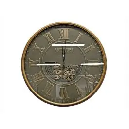 Reloj de Pared 102 cm Estilo Vintage en Cobre ANTIQUES 43-1000