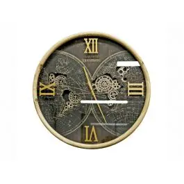 Reloj de Pared 62 cm Madera Natural y Metal WESTERN HEMISFERE 43-998
