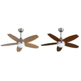 Ventilador de techo BASTILIPO Bali LED 7807 5 palas mando 107cm 7807 - Climatización