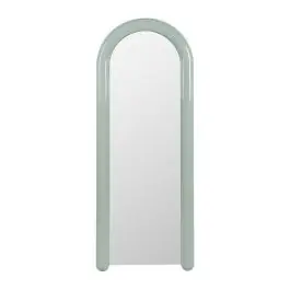 Espejo Vestidor Lacado Verde 60x160 cm con Sistema de Sujeción 614906 - Decoración