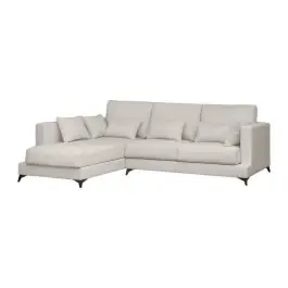 Sofá Chaise Longue Izquierda Tapizado en Tela VELLA - Sofás
