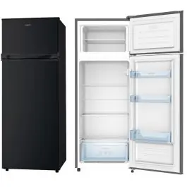 Frigorífico INFINITON 2p 143x55x60cm E 204L Negro FG249D14NEA - Electrodomésticos
