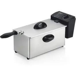 Freidora Haeger 3L 2000W Cuba Esmalte DF3SS020A - Pequeños Electrodomésticos