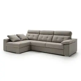 Sofá Cama Italiano con Chaise Longue Izquierda NEREA - Sofás