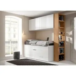 Cama Compacta Juvenil con 2 Cajones ADAPT Serie 1 STUDY+CONFORT - Estancias