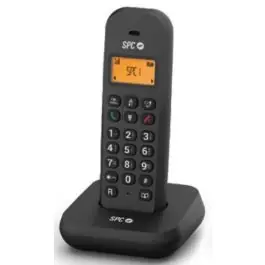 Teléfono Inalámbrico SPC Keops Negro Identificador Llamadas Agenda 50 Números 7334N - TV y Electrónica