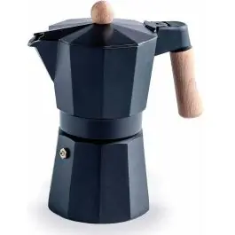 Cafetera Express Lacor Trento 6 Tazas Negra 62046 - Pequeños Electrodomésticos