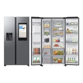 Frigorífico Side by Side SAMSUNG Family Hub Inox 178cm Display RS90F66BETEF - Electrodomésticos