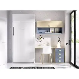 Dormitorio Juvenil con Cama Abatible y Mesa MUNDO JOVEN C409 - Estancias