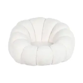 Sillón Giratorio Tapizado en Borreguito de Poliéster MB-205765