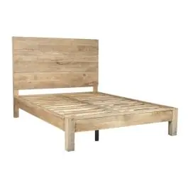Cama Estructura de Mango Natural 165 cm MB-219431