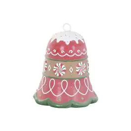 Figura Decorativa LED de Resina Campana Navideña Multicolor NV-220698