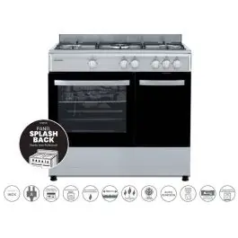 Cocina INFINITON 5F 90cm Butano Inox CC9162XPB - Electrodomésticos